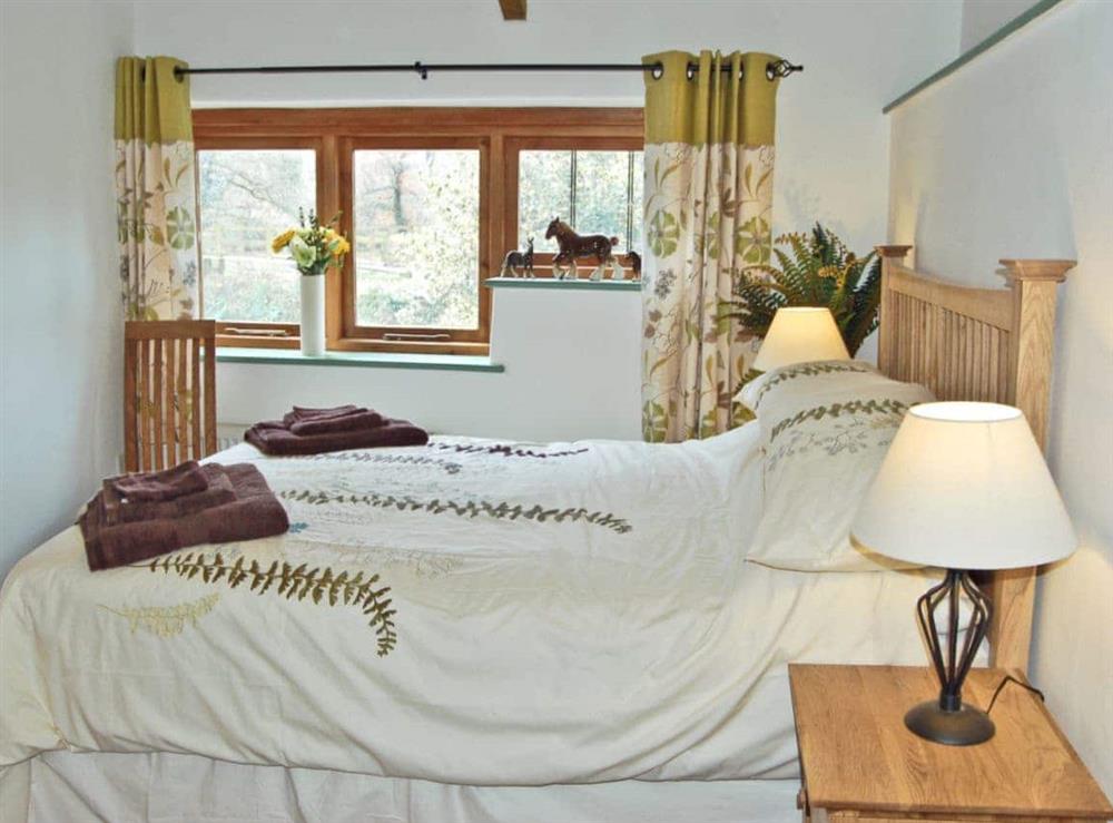 Double bedroom at The Stables in Bodmin, Cornwall., Great Britain