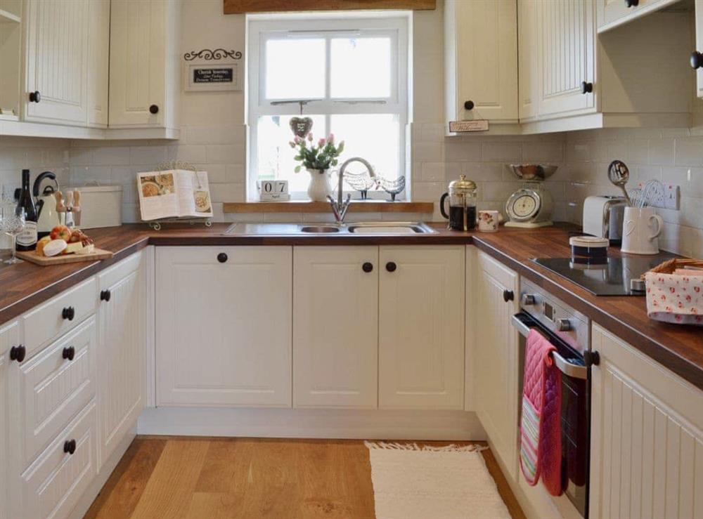 Well-equipped modern kitchen at The Stables in Bolam, near Darlington, Durham