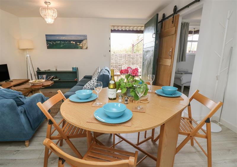 The living area at The Stables, Brighstone
