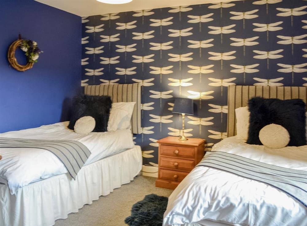 Twin bedroom at The Stables in Castle Douglas, Kirkcudbrightshire