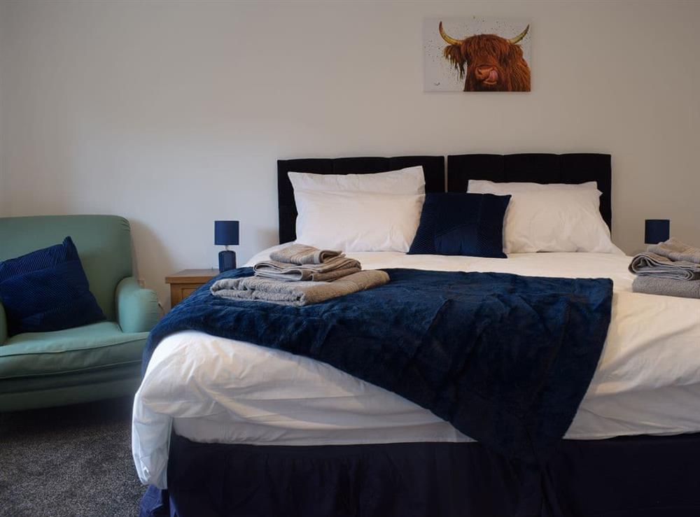 Double bedroom at The Stables in Clun, near Bishops Castle, Shropshire
