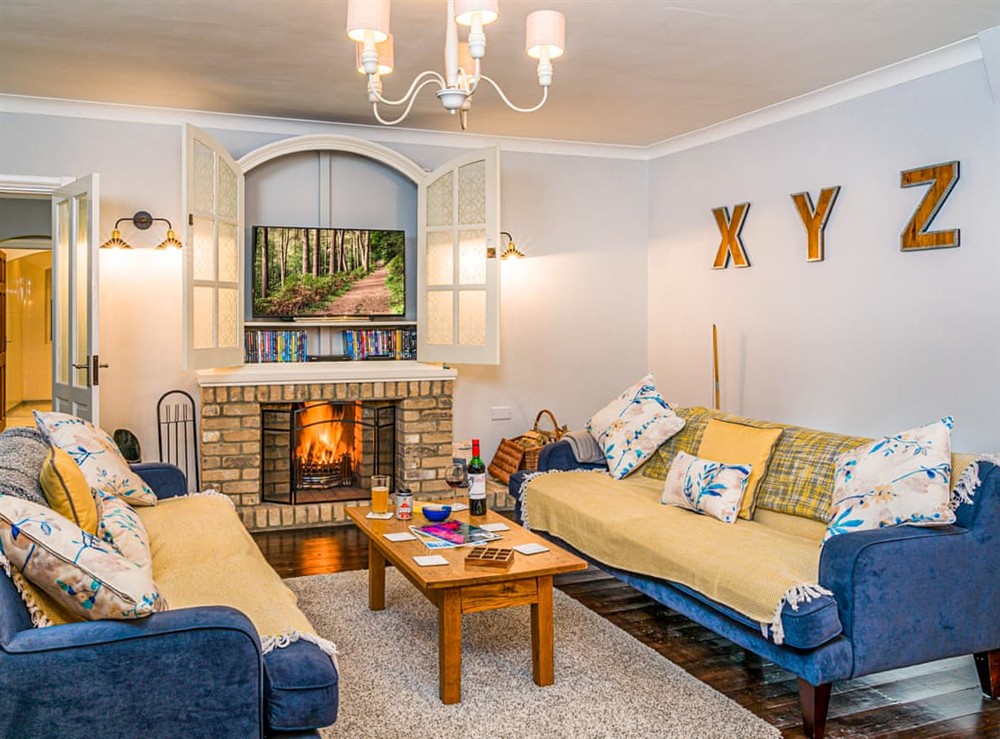Living room at The Stables in Crimplesham, near King&rsquo;s Lynn, Norfolk