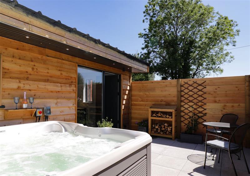 Spend some time in the hot tub at The Stables, Cross Keys near Hereford