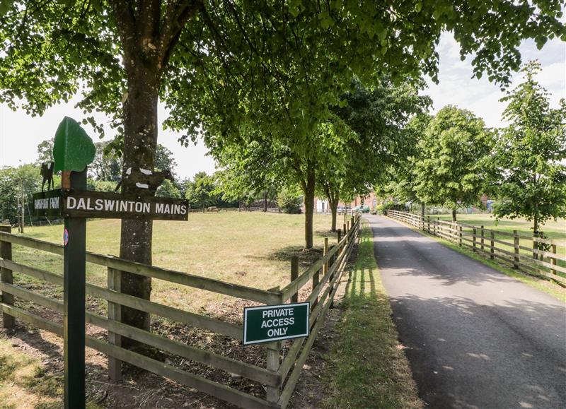 The area around The Stables at The Stables, Dalswinton