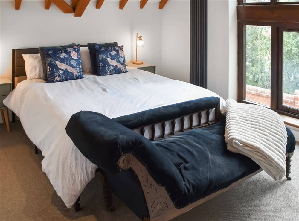 Double bedroom at The Stables in Dunston, Norfolk