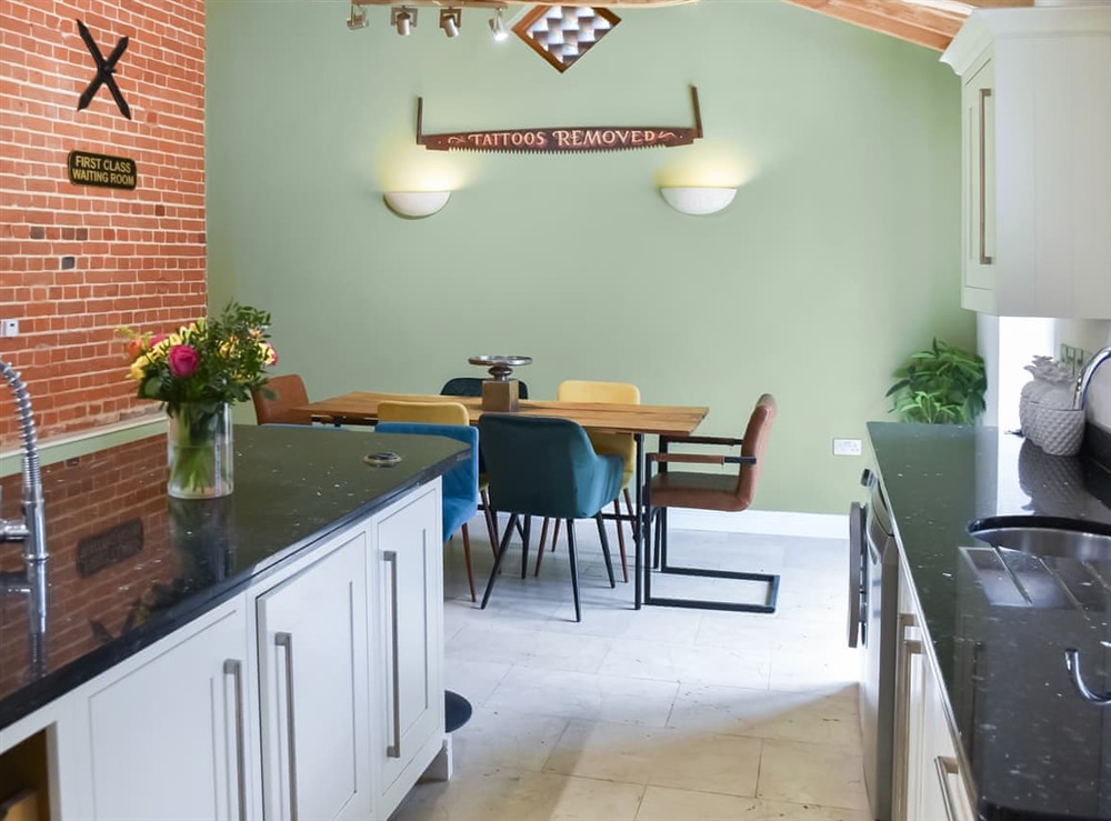 Kitchen/diner at The Stables in Dunston, Norfolk