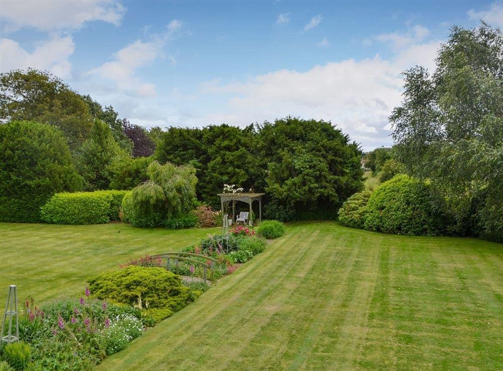 Picturesque garden and grounds at The Stables in Eardisland, Nr Leominster., Herefordshire