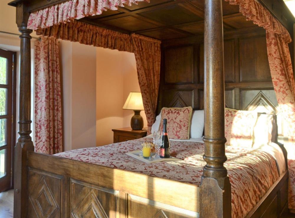Four Poster bedroom at The Stables in Glynarthen, Nr Cardigan., Dyfed