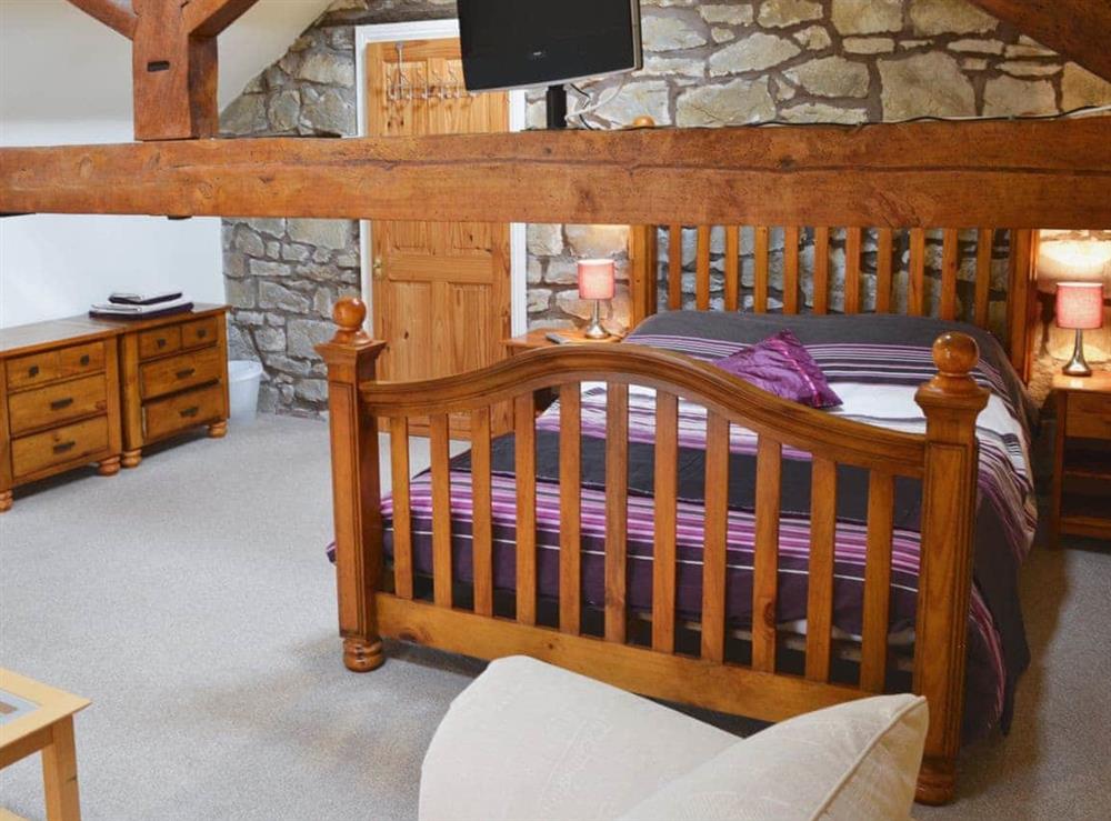 Double bedroom at The Stables in Maesbury Marsh, near Oswestry, Shropshire