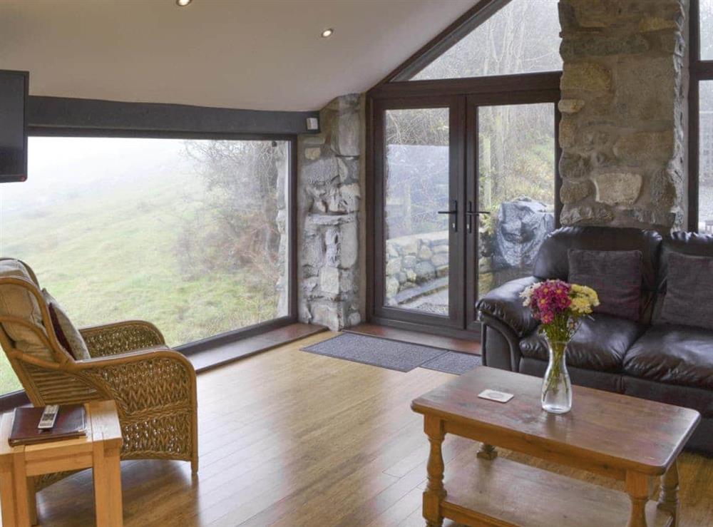 Comfortable living area at The Stables in near Criccieth, Gwynedd