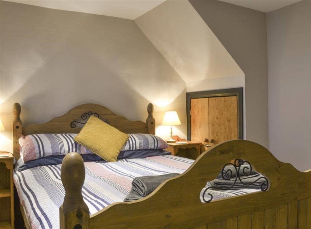 Relaxing double bedroom at The Stables in near Criccieth, Gwynedd
