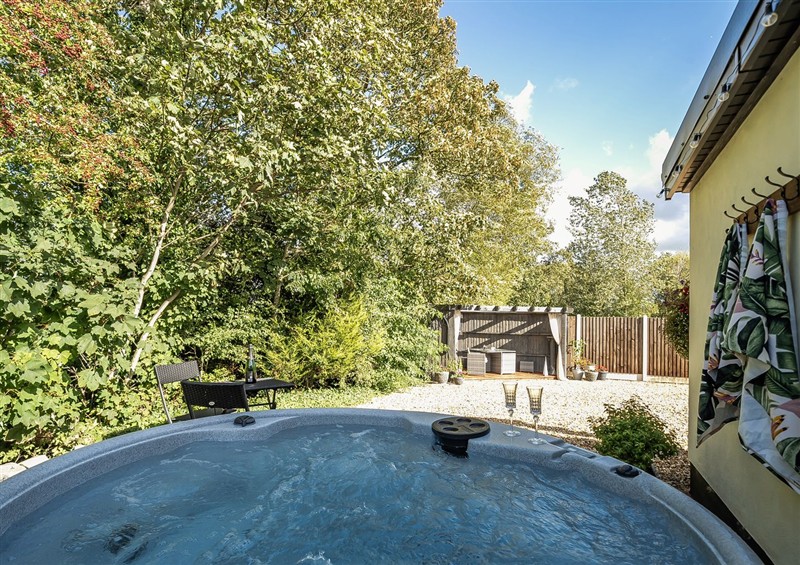 The hot tub at The Stables, near Stalmine