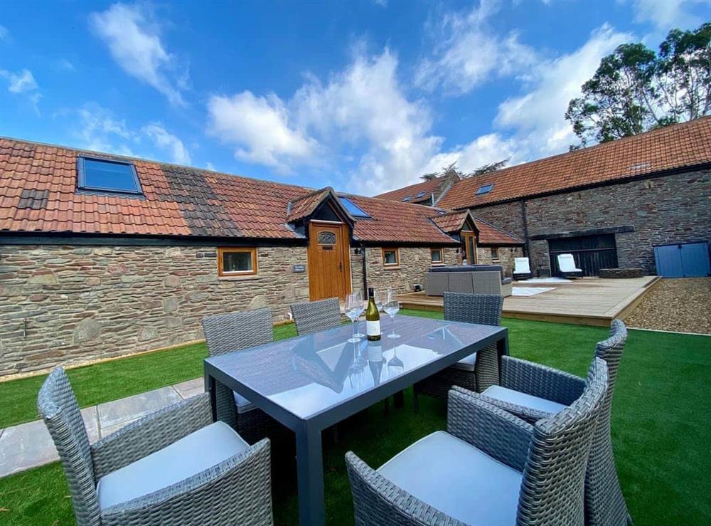 Outdoor area at The Stables in Nibley, near Yate, Avon