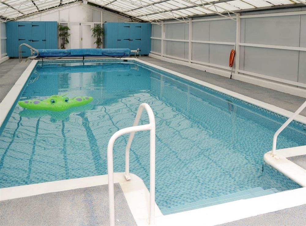 Large indoor heated swimming pool at The Stables in Occold, Nr Eye, Suffolk., Great Britain