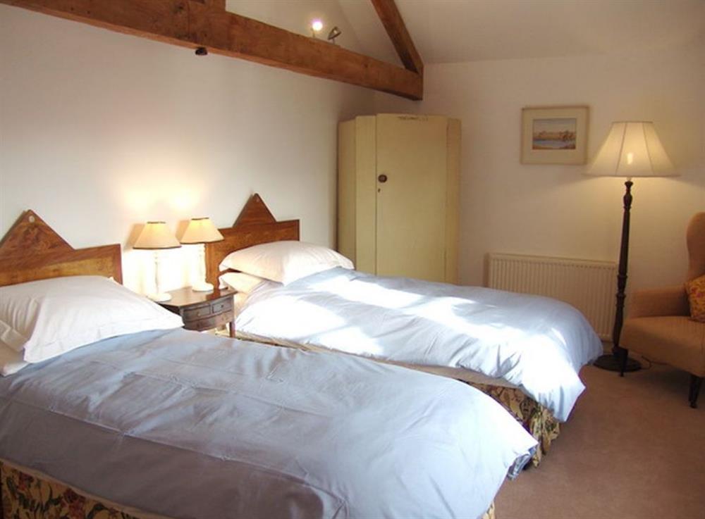 Twin bedroom at The Stables, Ottery St Mary, East Devon