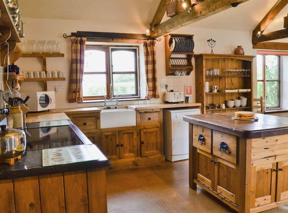 Kitchen/diner at The Stables in Plush, Nr Piddletrenthide, Dorset., Great Britain