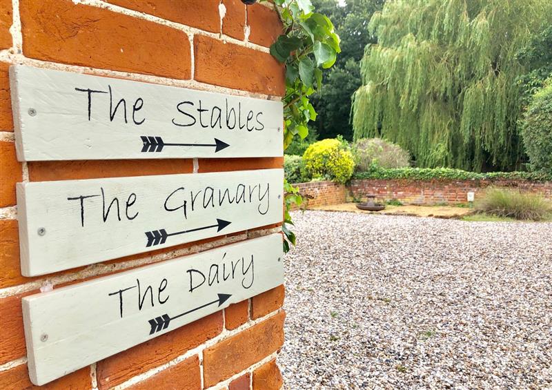 Enjoy the garden at The Stables, Polstead