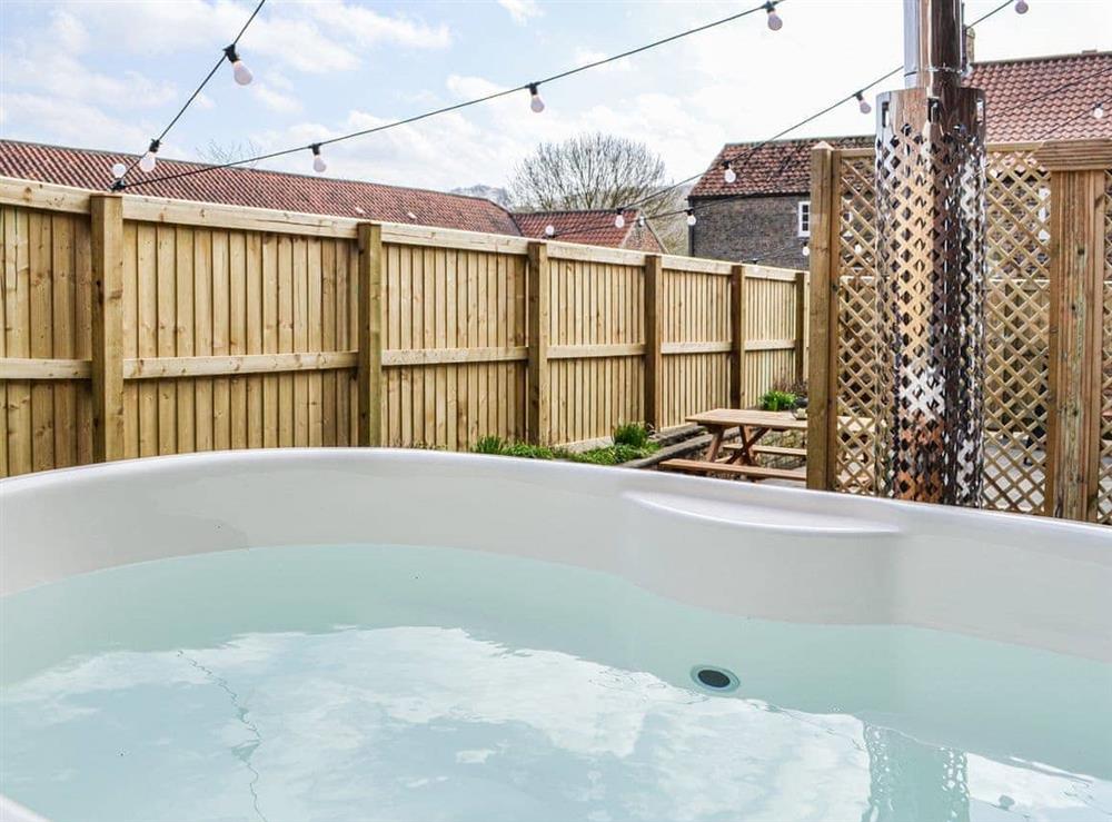 Hot tub at The Stables in Rudston, near Bridlington, Driffield, North Humberside