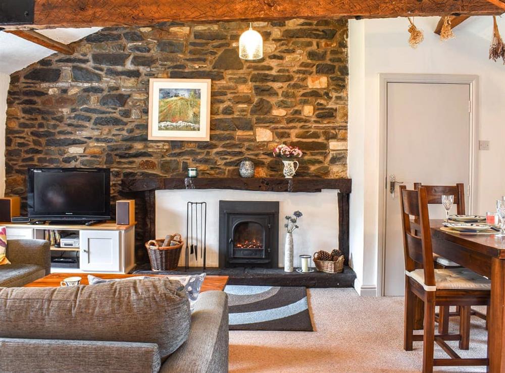 Living room/dining room at The Stables in Sedbergh, Cumbria