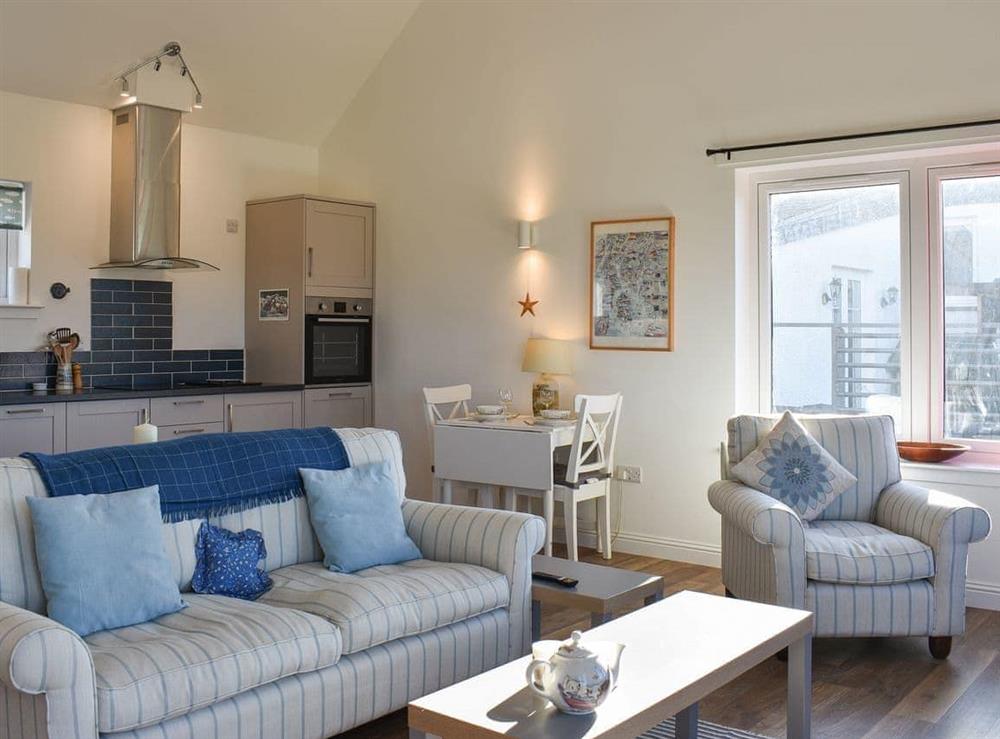 Open plan living space at The Stables in Shiskine, Isle Of Arran