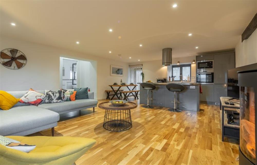 The Stables, St Agnes. Stunning open plan living area at The Stables, St Agnes 