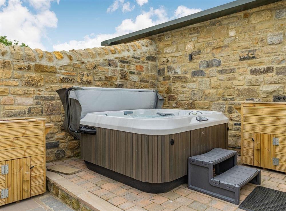 Hot tub at The Stables in Stanhope, Durham