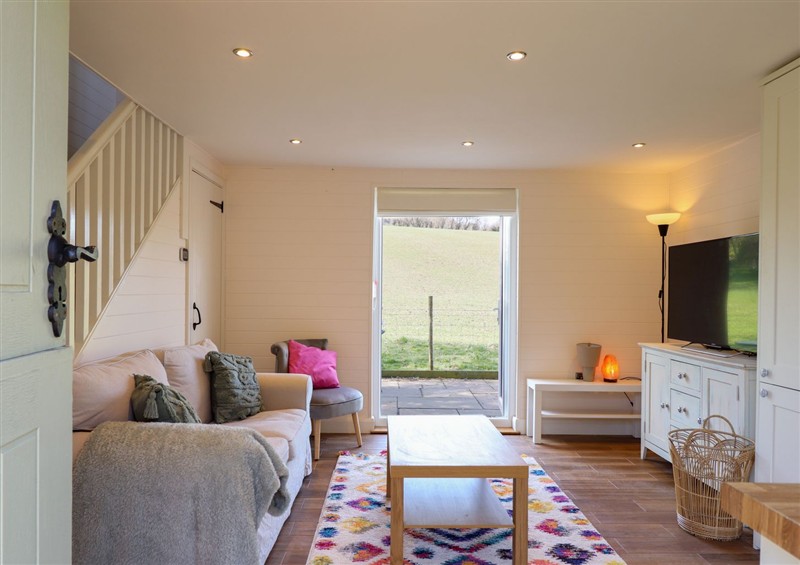 The living room at The Stables, Tafarn-Y-Gelyn