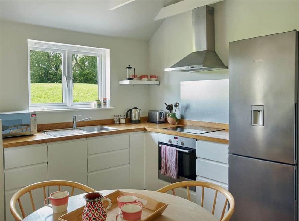 Modern fitted kitchen area at The Dairy, 