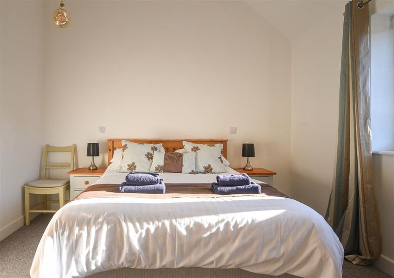 One of the bedrooms at The Stables, Uplyme