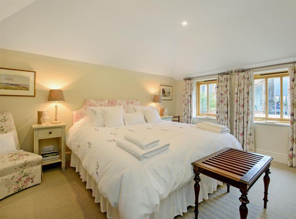 Beautifully designed double bedroom at The Stables in Weedon, near Daventry, Northamptonshire