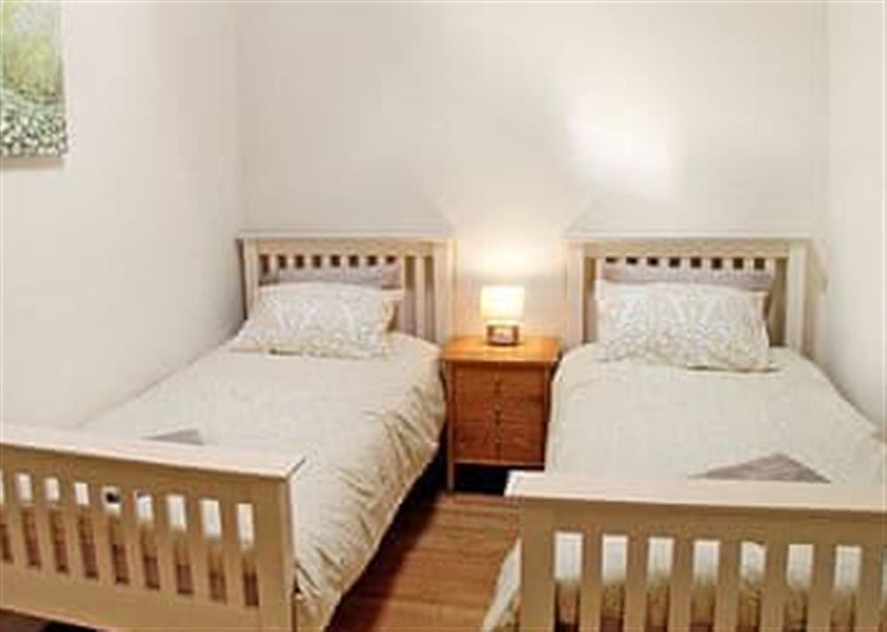 Twin bedroom at The Stables in Wookey Hole, near Wells, Somerset