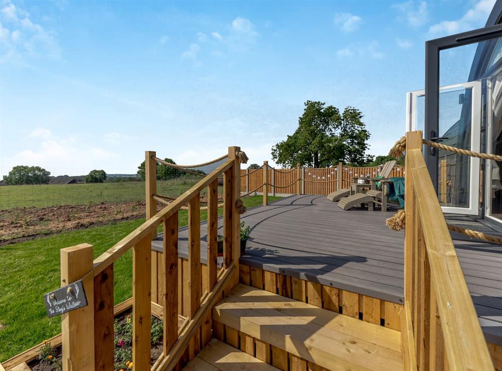 Decking at The Stags Wallow in Ashbourne, Derbyshire