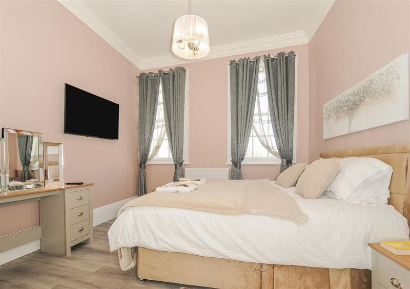 This is a bedroom at The Stannary, Helston