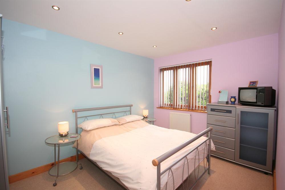 Double bedroom at The Station in Malborough, Nr Kingsbridge