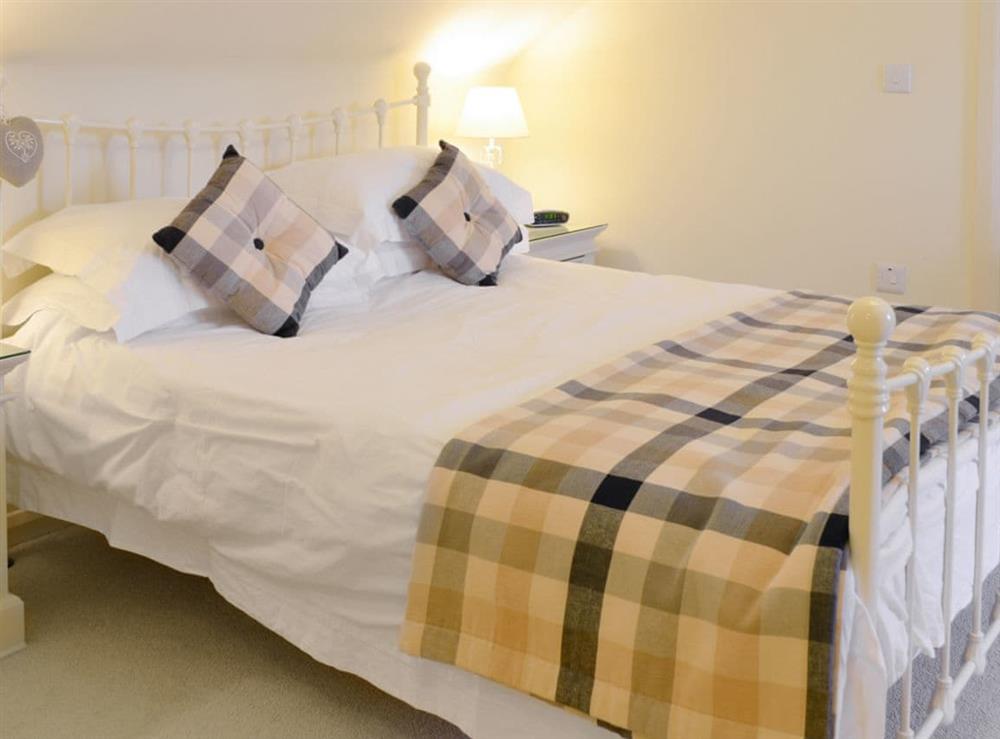 Comfortable double bedroom at The Steading at Nabny in Dundrennan, near Kirkcudbright, Kirkcudbrightshire