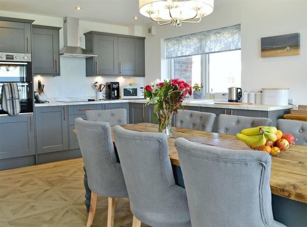 Contemporary styled kitchen area at The Steading in Near Montrose, Angus