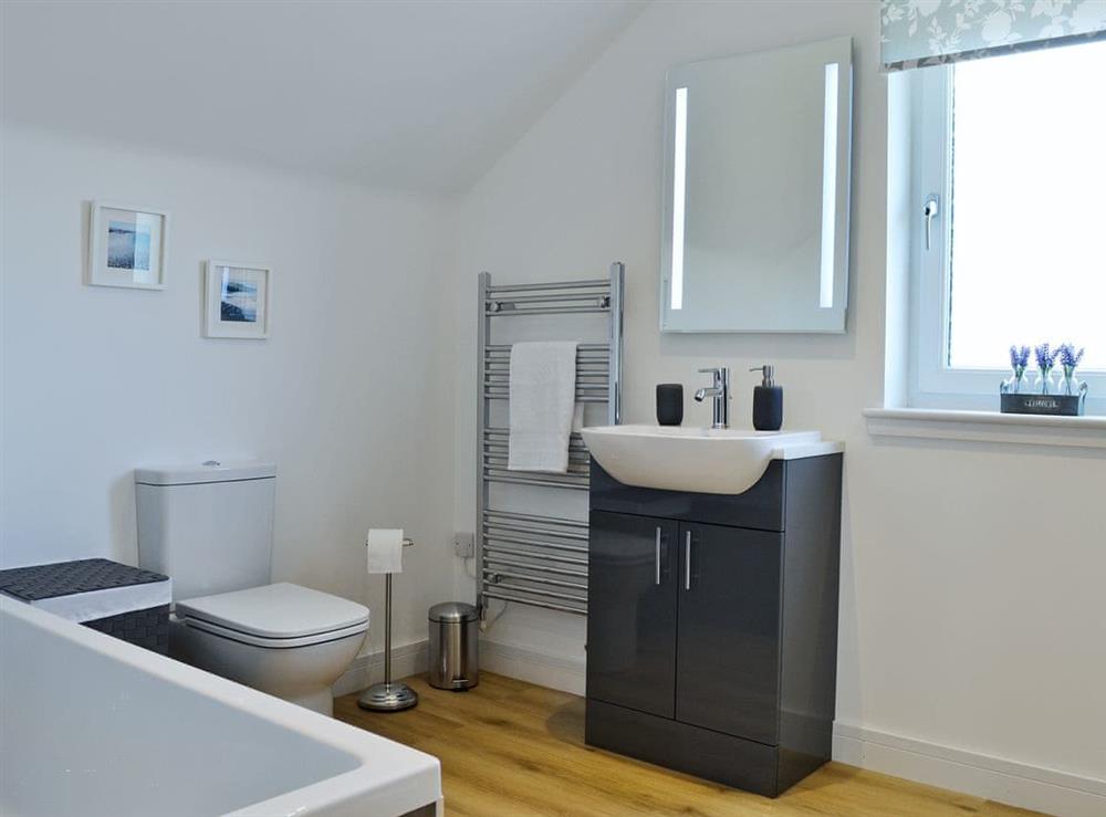 Modern bathroom at The Steading in Near Montrose, Angus