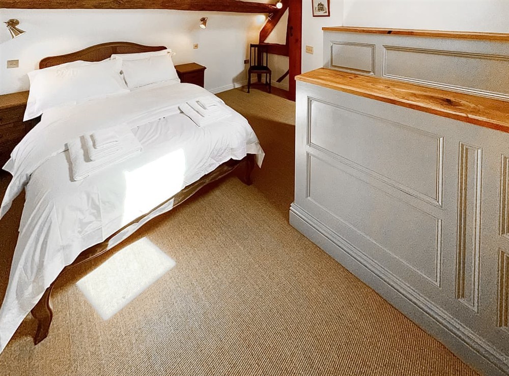 Double bedroom at The Steppes in Peterchurch, near Hereford, Herefordshire