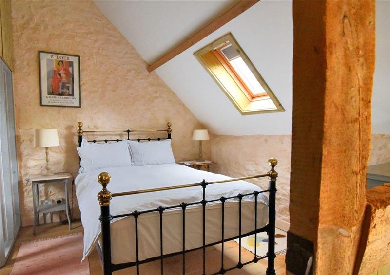 One of the bedrooms at The Stone Barn, Bridport