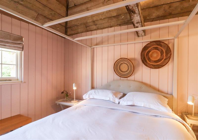 This is the bedroom at The Stone Barn, Ticehurst