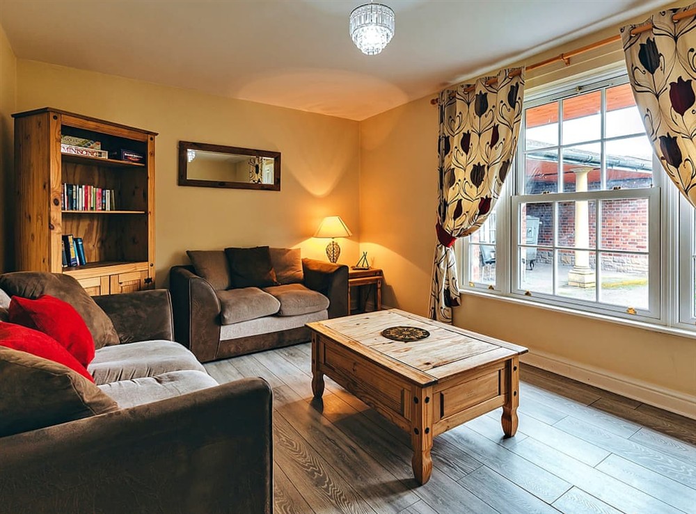 Living area at The Stone House in Dorrington, Shropshire