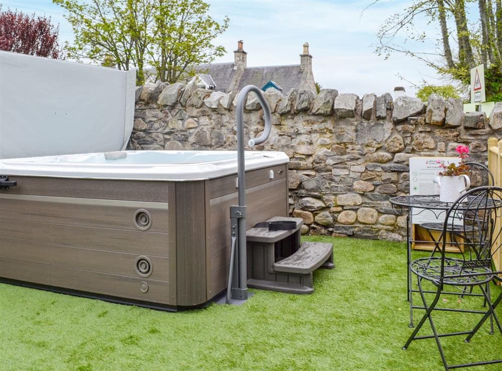 Hot tub at The Strathspey Lodge in Grantown-on-Spey, Moray, Morayshire