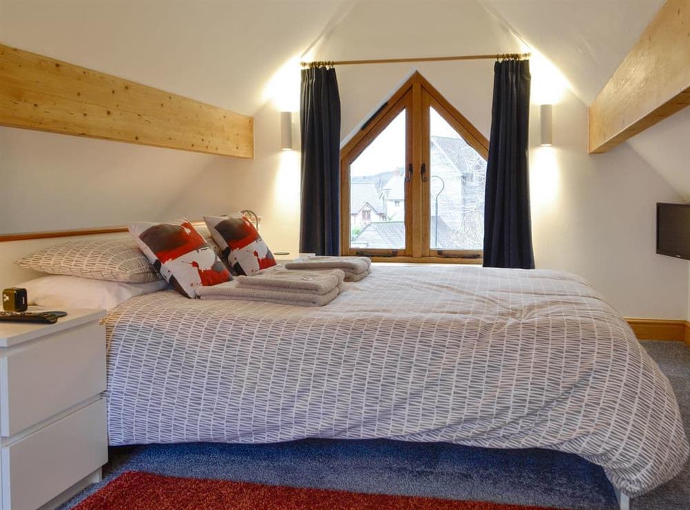 Double bedroom at The Studio in Brecon, Powys