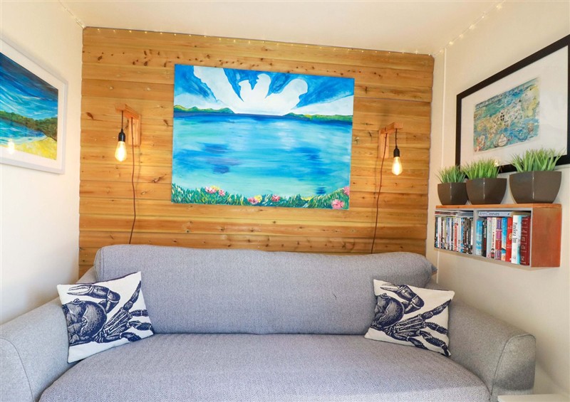 Enjoy the living room at The Studio, Feock near Truro