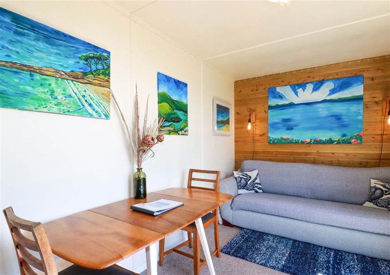 Relax in the living area at The Studio, Feock near Truro