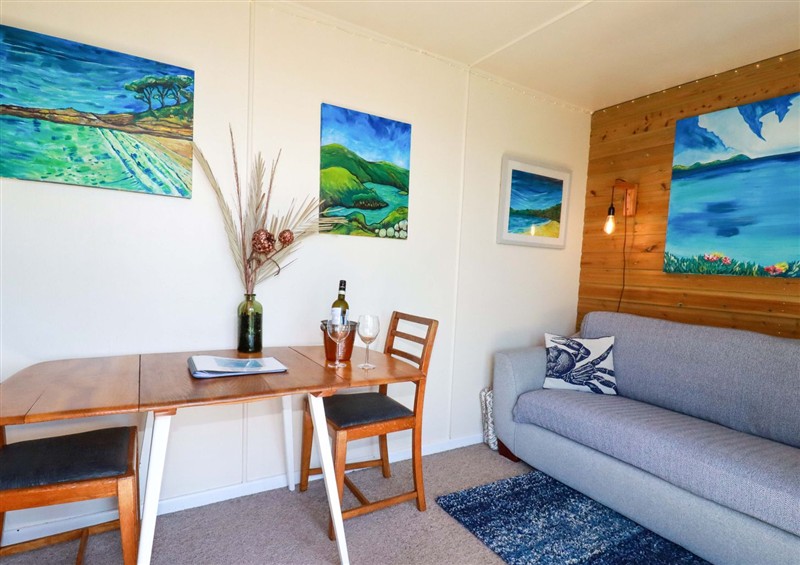 The living area at The Studio, Feock near Truro