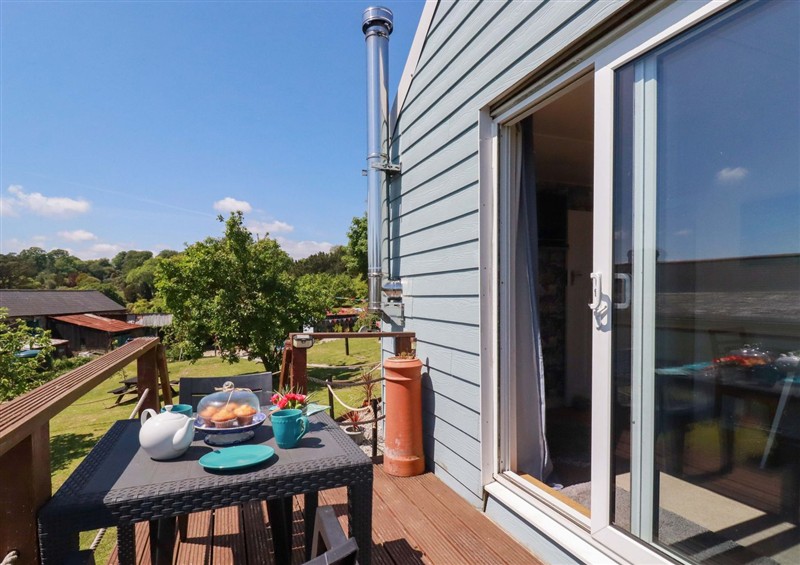 This is the setting of The Studio at The Studio, Feock near Truro