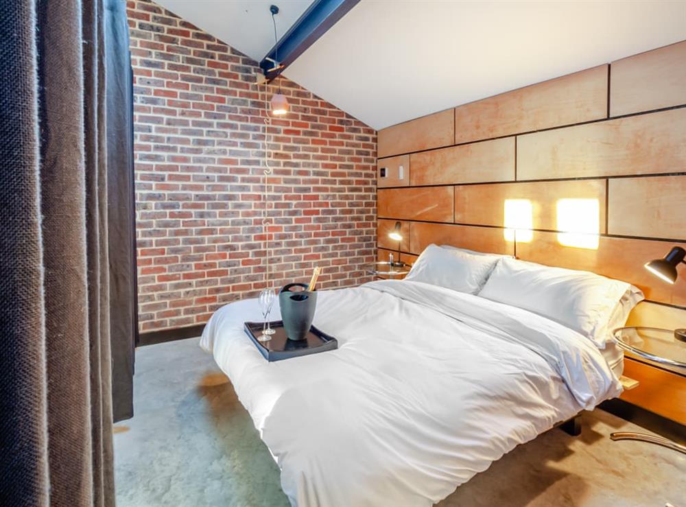 Double bedroom at The Studio in Lewes, East Sussex