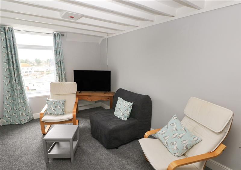 Relax in the living area at The Studio, Pendine