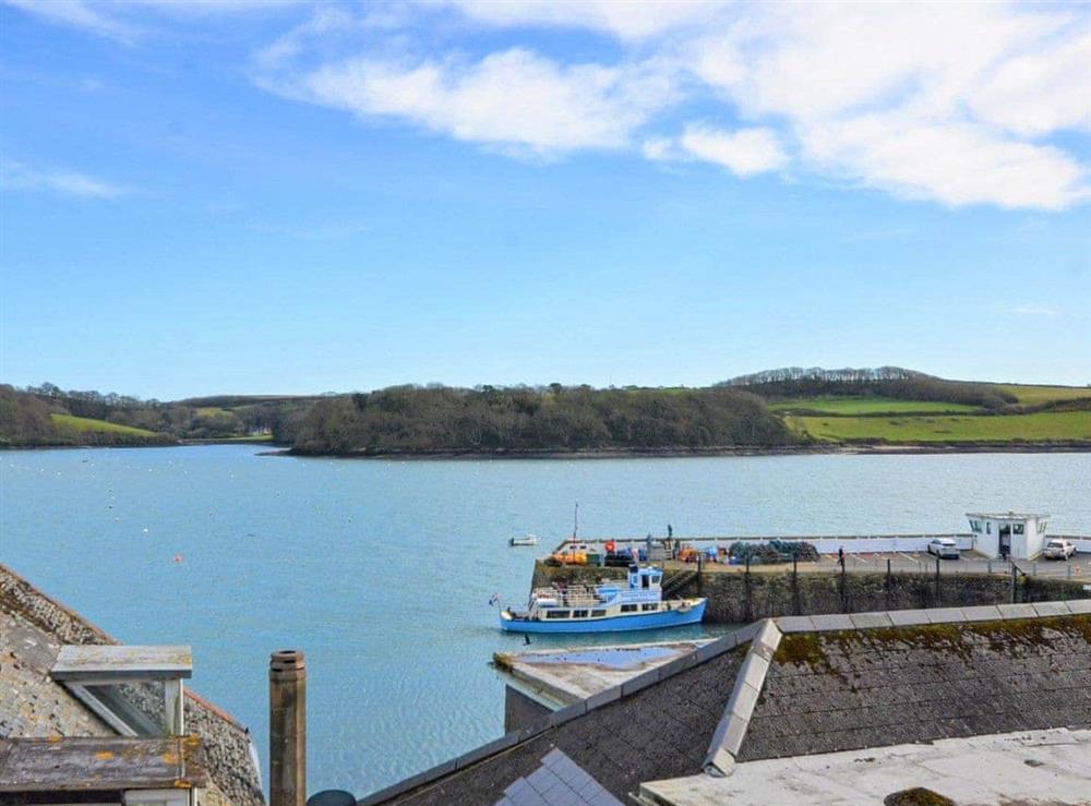 View from top floor bedroom at The Studio in St Mawes, Cornwall